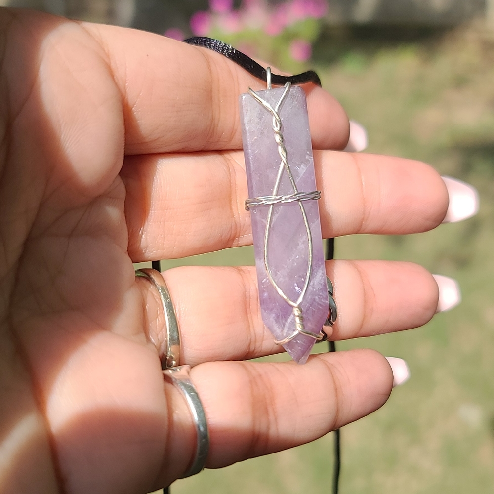 Amethyst Necklace - Picture 2 of 2